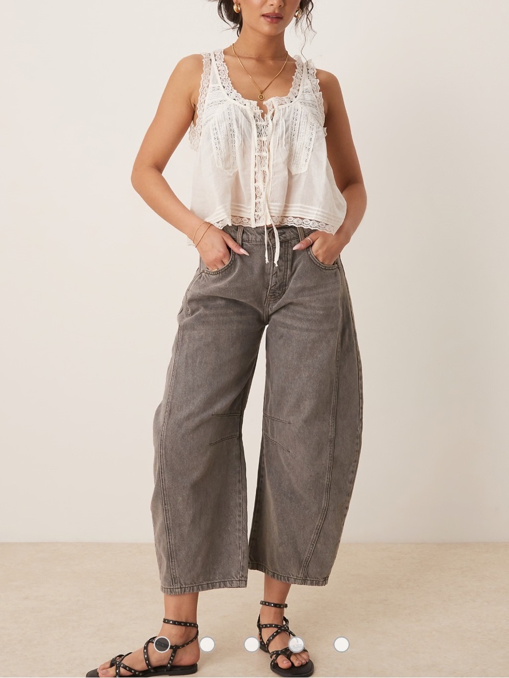 SOLD LIKE ITEMS IN CLOSET Free People We The Free Good Luck Mid Rise - Picture 1 of 8
